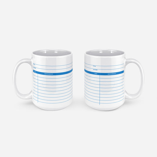 Library Card Mug