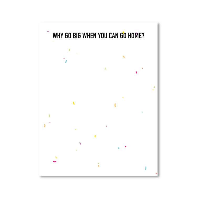 Go Home Notepad